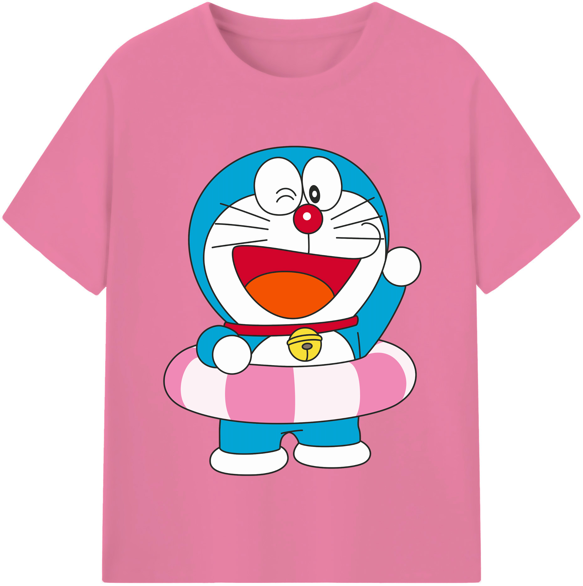 （画像用） ドラえもん Doraemon 綿100％半袖Tシャツ（フロントプリント）